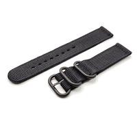 Bracelet Zulu 2 pièces nylon G10 ONE MORE STRAP avec boucle Satiné et Noir PVD en acier inoxydable 304 montre militaire survivor 18mm 20mm 22mm 24mm Noir gris 007 Vert Beige Bleu, 20mm, Nylon Papier