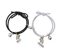 Bracelets à breloques pour mère et fille - Décoration dinosaure, Small, Pas de gemme