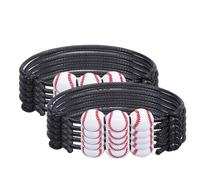 Bracelets à breloques sur le thème du sport pour filles | Favoris des fans d'équipe, bracelets de sport idéaux pour enfants, cadeaux de fête et cadeaux, Plastique