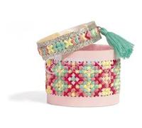 Bracelets à créer - Point de croix - 2 modèles - Jaune - Kit complet - Pix'Trésor Jaune