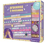 Bracelets à messages - 50 perles lettres et ruban inclus - Shiilia - Auzou Philippe Eds - Jeux livres objets
