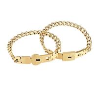 Bracelets à Verrou pour Couples 2 Pièces de Bijoux de Poignet Élégants