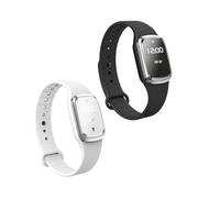 Bracelets anti-moustiques à ultrasons, montre-bracelet électronique anti-moustiques avec chargement USB/étanche/réutilisable/portable pour camping en plein air randonnée 2 pièces