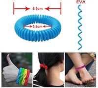 Bracelets Anti-Moustiques Naturels ¿ Imperméables, Huiles Essentielles Végétales, Lot De 6, Réglables, Protection Contre Les Insectes Pour Tous