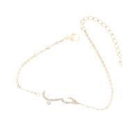 Bracelets arabes robustes en acier inoxydable avec déclarations d'amour pour femme, bijoux romantiques, cadeaux de Saint-Valentin, bijoux arabes romantiques