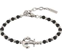 Bracelets avec perles Breil collection argent noir onyx - homme