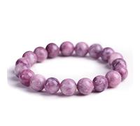 Bracelets,Beaded Bracelets Bracelet Feng Shui 5A brésilien rare fleur de prunier clou de girofle tourmaline violette perlée pierre précieuse naturelle style simple bracelet en cristal amulette for fem