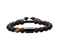 Bracelets Bijoux 8 mm Oeil de Tigre réglable tissé à Mon Incroyable Petit ami pour Elle et Lui, Bracelets d'amitié pour Hommes et Femmes - 28 cm Robinets ménagers