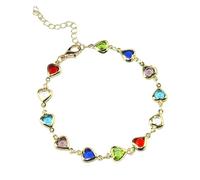 Bracelets Black Tourmaline Bracelet Triple Crystal Bracelet and Bib Necklace for Women