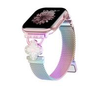 Bracelets Boucle Milanais pour Apple Watch Bracelet 40mm 44mm 42mm 46mm 38mm 45mm 49mm Femme, Aimantée Acier Inoxydable Métal pour Apple Watch SE 3/2nd iWatch Series 11 10 9 8 7 6 5 4 3 Ultra 3/2