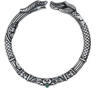 Bracelets Bracelet en Argent Bracelet en Argent Sterling Réglable Femmes 925 Bracelet en Argent Sculpture à La Main Dragon Manchette Bracelet Vintage Bracelet Dames Bijoux en Argent