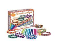 Sentosphère - Bracelets de l'Amitié - Coffret créatif pour enfants dès 8 ans - Création de 12 bracelets brésiliens avec fils colorés - 80004