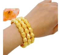 Bracelets brésiliens africains indiens du Moyen-Orient Dubaï couleur or