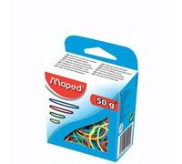 Bracelets caoutchouc en carton, 50 g, assorti