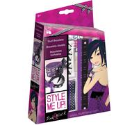 Bracelets Cloutés Buki - Rose et Noir - Pour Fille à partir de 8 ans