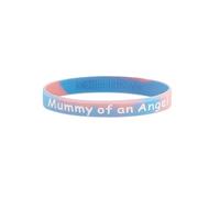 Bracelets commémoratifs de sensibilisation à la perte de bébé, bracelets commémoratifs pour fausse couche, maman papa d'un ange, taille unique, Silicone, Pas de gemme
