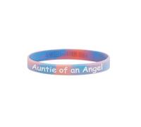 Bracelets commémoratifs de sensibilisation à la perte de bébé, bracelets commémoratifs pour fausse couche, maman papa d'un ange, taille unique, Silicone, Pas de gemme