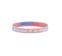 Bracelets commémoratifs de sensibilisation à la perte de bébé, bracelets commémoratifs pour fausse couche, maman papa d'un ange, taille unique, Silicone, Pas de gemme