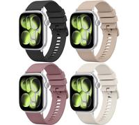 Bracelets compatibles avec Apple Watch, 38 mm, 40 mm, 41 mm, 42 mm, 44 mm, 45 mm, 46 mm, 49 mm, bracelet de sport en silicone souple pour iWatch Series 11 10 9 8 7 6 5 4 3 2 1 SE SE3, 38/40/41mm/42mm