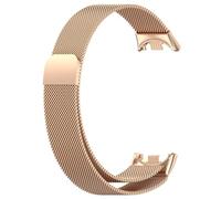 Bracelets compatibles avec le bracelet Xiaomi Smart Band 10 - Bracelet en maille tissé en acier inoxydable - Bracelet en métal pour montre - Bracelet de rechange pour entreprise pour Xiaomi Mi Band 10