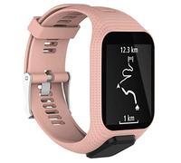Bracelets compatibles avec TomTom Runner 2/3/Spark 3/Golfer 2, bracelet de rechange réglable en silicone pour montre connectée TomTom Runner 2/3/Spark 3/Golfer 2, Métal