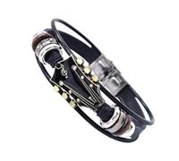Bracelets cool pour hommes - Bracelets multicouches tissés à la main, bijou | Bracelet multicouche tressé en forme de guitare, fait à la main, pour la saint-valentin, amoureux de la musique, anniversaire