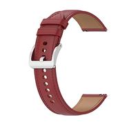 Bracelets de 20 mm compatibles avec Garmin Forerunner 570 42 mm - Bracelet de montre en cuir vintage de qualité supérieure pour homme et femme - Élégant bracelet de rechange en cuir, 20mm, Cuir, Pas