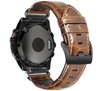 Bracelets de 22 mm pour Garmin Instinct 3 45 mm/3 Solar 45 mm, Instinct 2/2 Solar, bracelets d'affaires à motif crocodile compatibles avec MARQ, Tactix 8 47 mm, Epix Pro 47 mm, Approach S60/S62