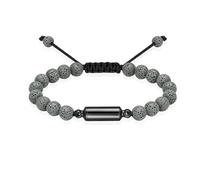 Bracelets de crémation cylindrique pour cendres - Bracelet urne pour hommes et femmes - En acier inoxydable - Corde tressée - Bijoux commémoratifs, 1.57, Acier inoxydable, No Gemstone