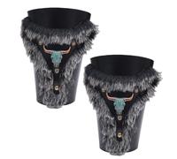 Bracelets de garde de bras, bracelets médiévaux pour hommes, 1 paire de bracelets vintage médiévaux en cuir artificiel | Fixation réglable du costume de bracelet Renaissance pour petit ami,