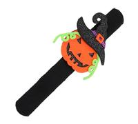Bracelets de gifle d'Halloween colorés, bracelet de festival décoratif, guichets de sac de cadeaux, technologie de revêtement avancée, larges applications, 21x7,5x1cm pour le costume d'automne Hallowe