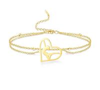 Bracelets de gymnastique Cadeaux de gymnastique Bracelet à breloques rythmique Ballerine sportive gymnaste équipe bijoux pour les femmes fille entraîneur