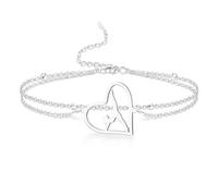 Bracelets de gymnastique Cadeaux de gymnastique Bracelet à breloques rythmique Ballerine sportive gymnaste équipe bijoux pour les femmes fille entraîneur