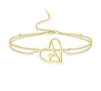 Bracelets de gymnastique Cadeaux de gymnastique Bracelet à breloques rythmique Ballerine sportive gymnaste équipe bijoux pour les femmes fille entraîneur