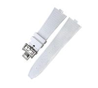 Bracelets de Montre en Caoutchouc de Type Convexe, 24x7mm, adaptés à Un Bracelet en Silicone à dégagement Rapide, Boucle à vis