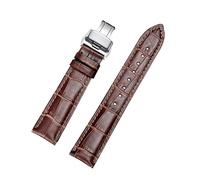 Bracelets de montre en cuir avec boucle déployante pour homme et femme Starp 18 mm, 19 mm, 20 mm, 21 mm, 22 mm, 23 mm, 24 mm, 18