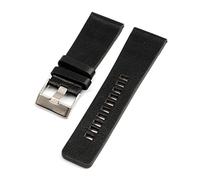Bracelets de montre en cuir véritable bracelet de montre pour hommes 26mm 27mm 28mm 30mm 32mm 34mm bracelet de montre accessoires de montre, Le noir, 34mm