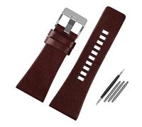 Bracelets de montre en cuir véritable, bracelet de rechange en cuir véritable, compatible avec les bracelets de montre Diesel DZ7396, DZ1206, DZ1399, DZ1405, grain litchi, tailles 22, 24, 26, 27, 28,