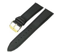 Bracelets de Montre en Nylon Bracelet 14 16 18 20mm Bracelets de Remplacement de Bracelet de Montre for Femmes(Black Gold,18mm)