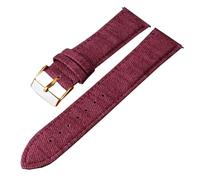 Bracelets de Montre en Nylon Bracelet 14 16 18 20mm Bracelets de Remplacement de Bracelet de Montre for Femmes(Red Gold,18mm)