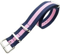 Bracelets de montre en nylon classique, bracelet de montre en toile à voile, bracelet en nylon tissé de 18 mm/20 mm, bracelets de montre d'une seule pièce for hommes et femmes, bracelet de montre, acc