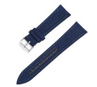 Bracelets de montre en toile bracelets en Nylon de remplacement noirs 20mm 22mm bracelet confortable et Durable(7,20mm)