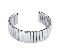 Bracelets de montre extensibles de 12 mm, 14 mm, 16 mm, 18 mm et 20 mm, en acier inoxydable, unisexes, for montres connectées ou traditionnelles.(16mm)