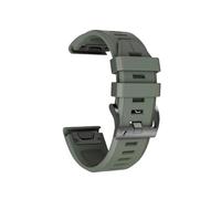 Bracelets De Montre QuickFit Adaptés For Garmin Descent G1 Solaire/Epix Gen 2/Instinct 2/Forerunner 945/approche S62 S60 Bracelet De Montre En Silicone(Army Green,QuickFit 22mm)