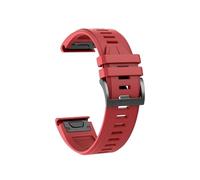Bracelets De Montre QuickFit Adaptés For Garmin Descent G1 Solaire/Epix Gen 2/Instinct 2/Forerunner 945/approche S62 S60 Bracelet De Montre En Silicone(Red,QuickFit 22mm)