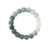Bracelets de Perles de Racine de Bodhi Bracelets de Perles de rocaille Blanches pour Femmes Hommes YogaBalancing