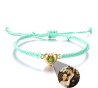 Bracelets de projection d'amour personnalisés en gros, bracelets personnalisés avec photos, bracelets de projection tissés colorés pour femme, Large, Cuivre