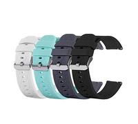 Bracelets de Rechange Tencloud Compatibles Avec Umidigi Uwatch 2S/Urun S/3S/Urun/Uwatch2 Smartwatch - Bracelet de Sport en Silicone (4 Pièces)