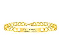Bracelets de Remise de diplôme 2026 avec chaîne à maillons de 20,3 cm - Gravé avec Mon Histoire Commence Tout Juste à commémorer Votre Croissance Vos réalisations SA5060