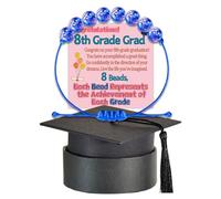 Bracelets de remise de diplôme de 5e 6e 8e année cadeaux pour elle, lui, carte de diplôme, cadeau de félicitations, boîte de diplôme, fille, fils, petite-fille, petit-fils, neveu, nièce, idée de